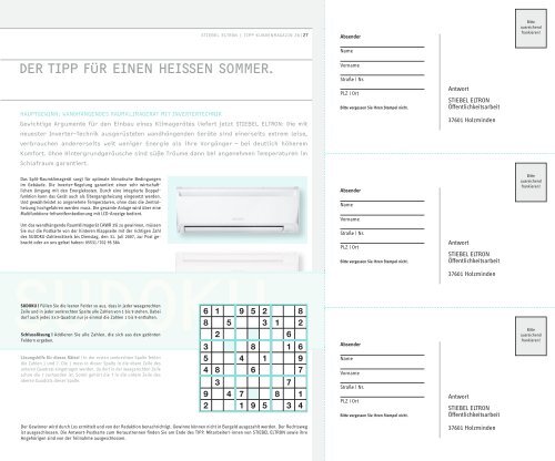 START DER NEUEN WÃRMEPUMPENPRODUKTION. - Stiebel Eltron