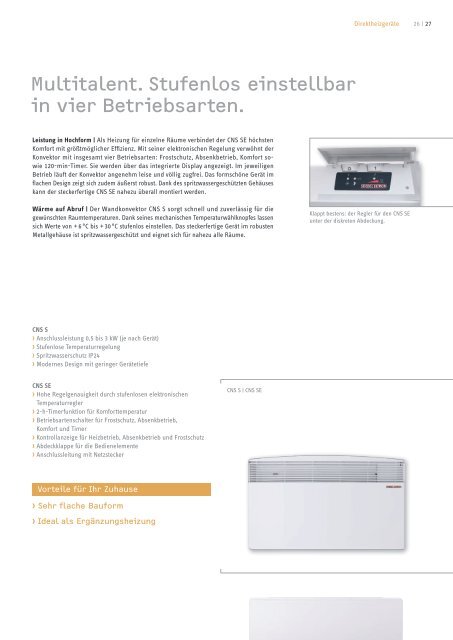 komfort - Stiebel Eltron