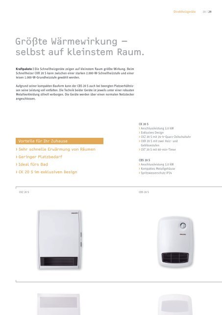 komfort - Stiebel Eltron