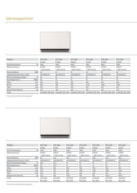 komfort - Stiebel Eltron