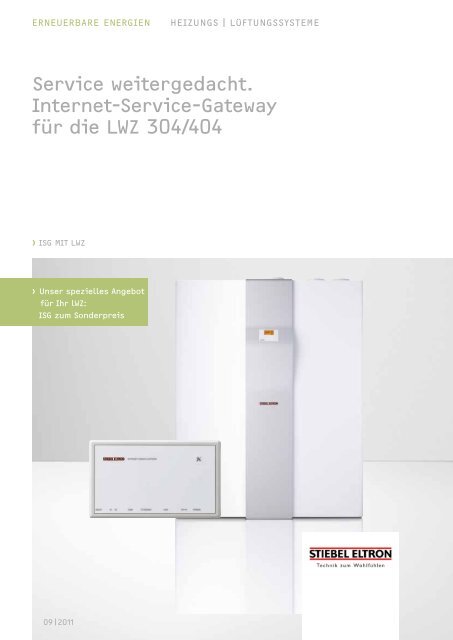 Service weitergedacht. Internet-Service-Gateway fÃ¼r ... - Stiebel Eltron