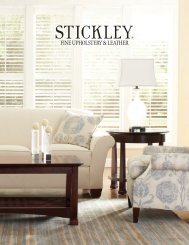 FINE UPHOLSTERY & LEATHER - Stickley