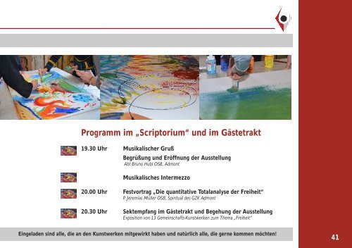 Jahresprogramm 2013-2014 - Stift Admont