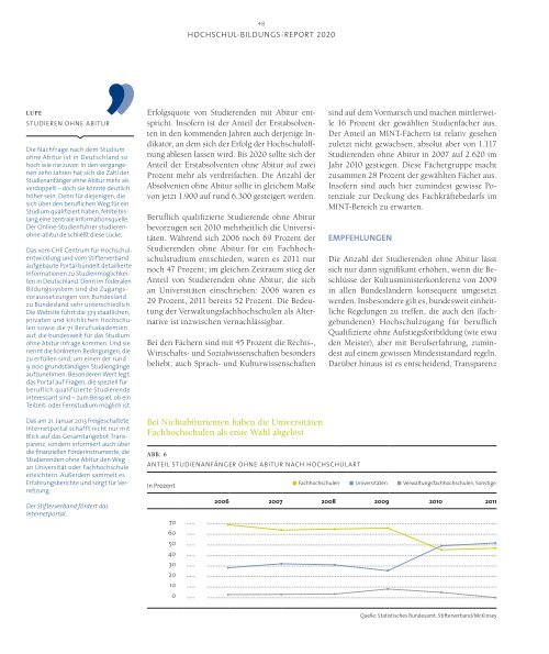 Hochschulbildungsreport 2020 - Stifterverband fÃ¼r die Deutsche ...