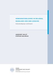 demokratiebildung in belarus, russland und der ukraine - Stiftung ...