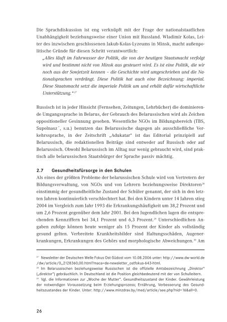 LÃ¤nderstudie Belarus - Stiftung "Erinnerung, Verantwortung und ...