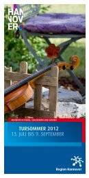 tursommer 2012 13. juli bis 9. september - Stiftung Kulturregion ...