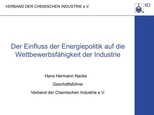 Folien von Hans Hermann Nacke - Stiftung Marktwirtschaft