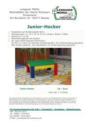 Junior-Hocker - Stiftung Scheuern