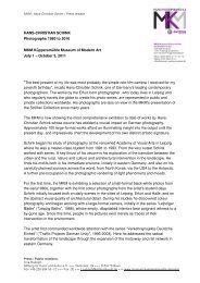 HCS_press release - Stiftung fÃ¼r Kunst und Kultur eV