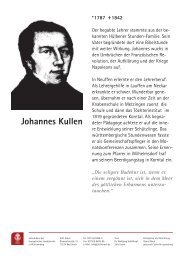 Johannes Kullen - Stift Urach