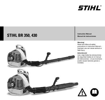 STIHL BR 350/430 Backpack Blower Instruction Manual | STIHL USA