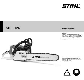 Instruction Manual - STIHL 026