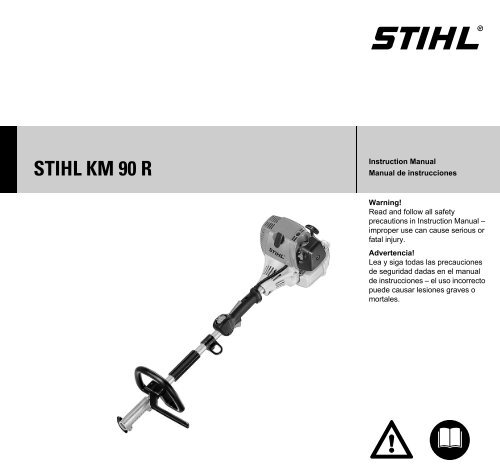 STIHL KM 90 R Professional Use KombiMotor Instruction Manual ...