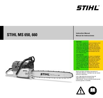 manual ms 660 - Stihl