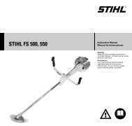 STIHL FS 500, 550