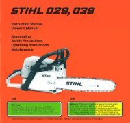 029, 039 - Stihl