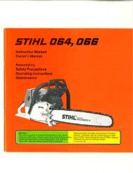 MS 064, 066 Chain Saw - Professional Chain Saws | STIHL