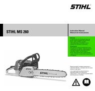 manual ms 260 - Stihl