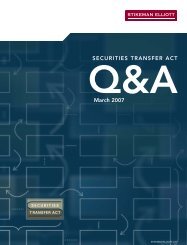 SECURITIES TRANSFER ACT March 2007 - Stikeman Elliott