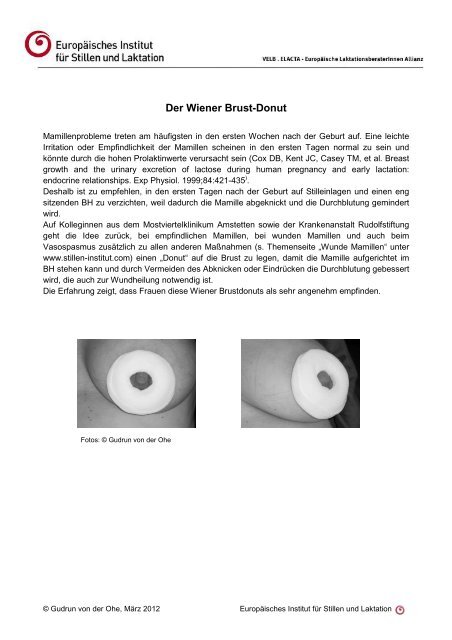 Der Wiener Brust-Donut - EuropÃ¤isches Institut fÃ¼r Stillen und ...