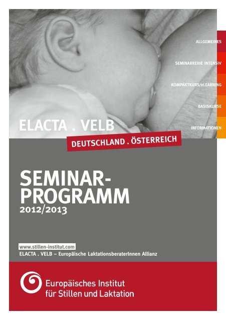 SeminAr- progrAmm - EuropÃ¤isches Institut fÃ¼r Stillen und Laktation