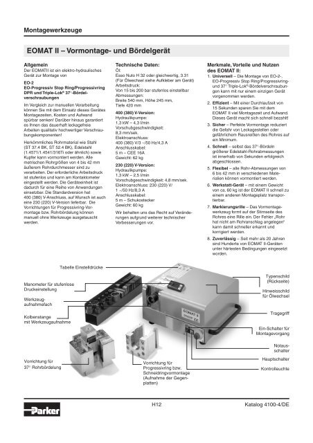 Ermeto Handbuch - Walter Still GmbH