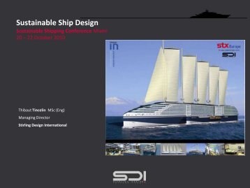 Sustainable Ship Design - Stirling Design International