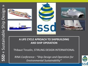 a life cycle aproach to shipbuilding and ship operation