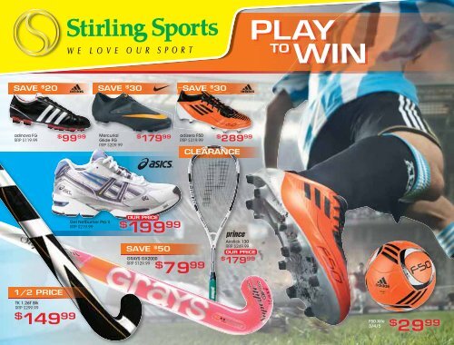 PLAY WIN - Stirling Sports Whangarei