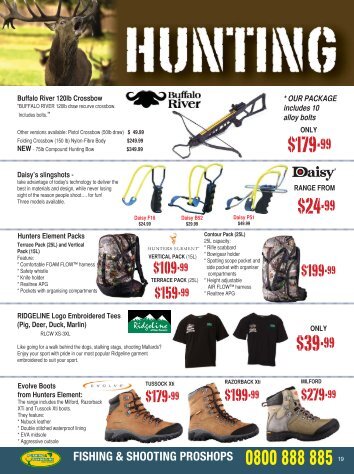 fishing & shooting proshops - Stirling Sports Whangarei