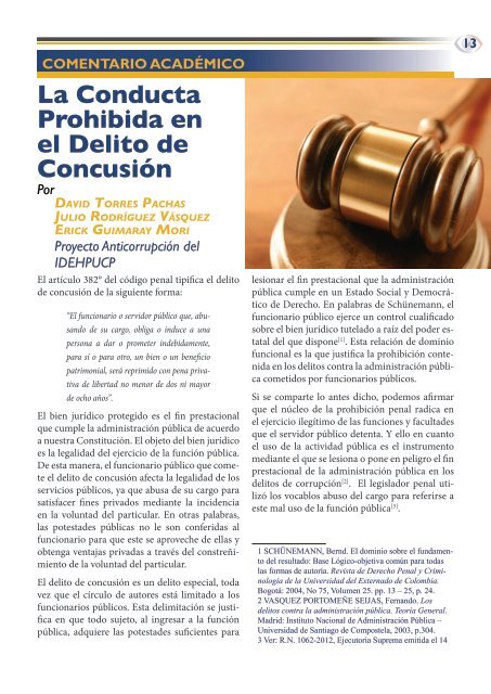 PROYECTO ANTICORRUPCIÓN Nº 39 - Julio de 2014