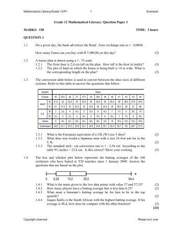 mathematics papers grade 12 Province of the eastern cape education national senior certificate grade 12 september 2012 mathematics p1 marks: 150 time: 3 hours this question paper consists of 8 pages, 3 diagram sheets and an information sheet. mathematics papers grade 12 Province of the eastern cape education national senior certificate grade 12 september 2012 mathematics p1 marks: 150 time: 3 hours this question paper consists of 8 pages, 3 diagram sheets and an information sheet.