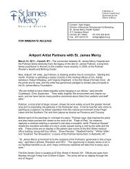 Press Release (PDF) - St James Mercy Hospital