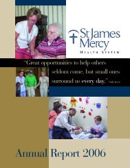 Annual Report 2006 - St James Mercy Hospital
