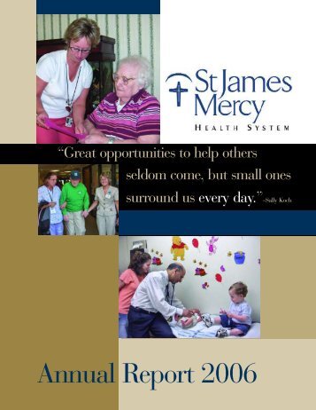 Annual Report 2006 - St James Mercy Hospital