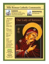 Our Lady of Sorrows - St. Joseph Catholic Church, Hilo