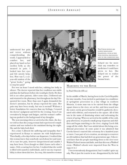 Magazine - summer 03 - St. John's College