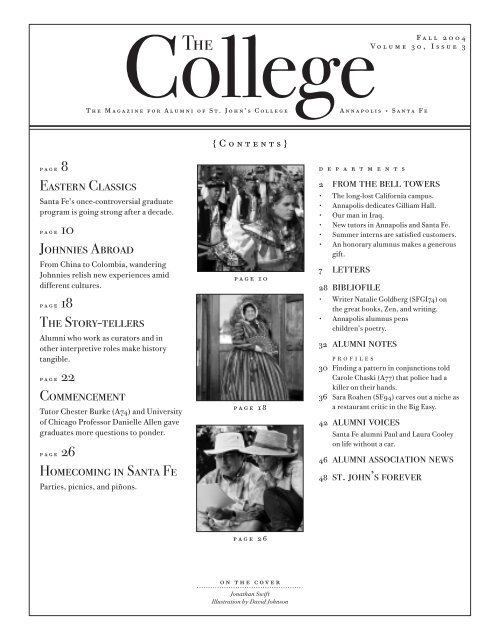 Magazine - summer 03 - St. John's College