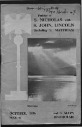 S. NICHOLAS with S. JOHN, LINCOLN - St. John the Baptist Parish ...