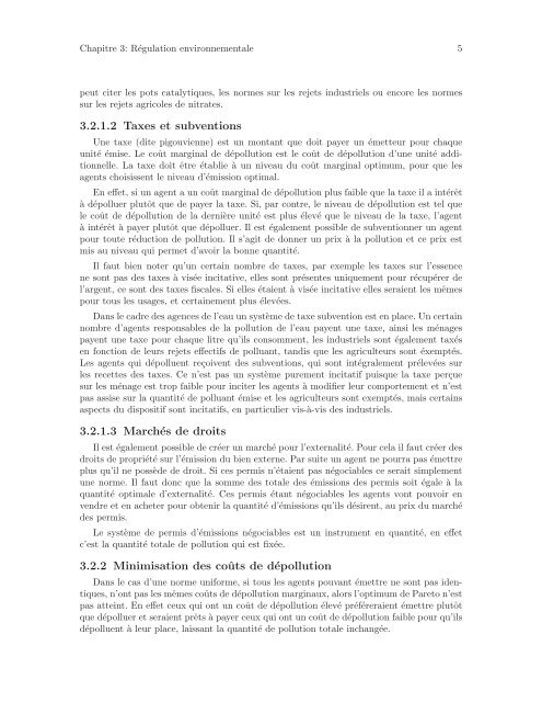 Introduction `a l'économie de l'environnement - LMD