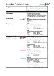 KombiBus - Projektbeschreibung - Staatskanzlei [www.stk ...