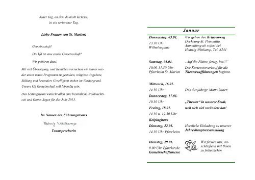 Jahresprogramm 2013 als PDF-Datei - Kath. Kirchengemeinde St ...