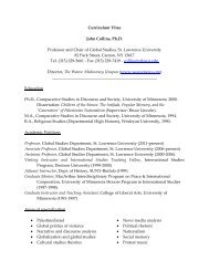 Download CV - St. Lawrence University