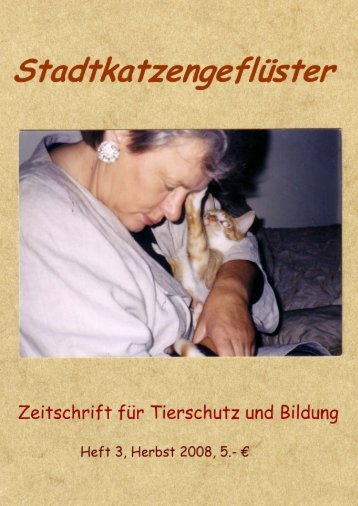 Katzenschützer im Portrait: - Berliner Stadtkatzen eV