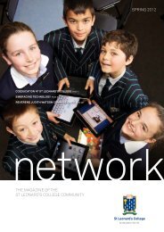 HRNetworkSPRING 2012 - St Leonard's College