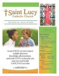 June 28, 2009 - St. Lucy's Catholic Church