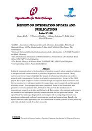 Integration of Data and Publications - Alliance for Permanent Access