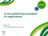 A new publishing ecosystem: It's applications - STM