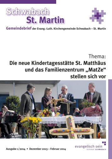 Gemeindebrief - Kirchengemeinde Schwabach-St. Martin